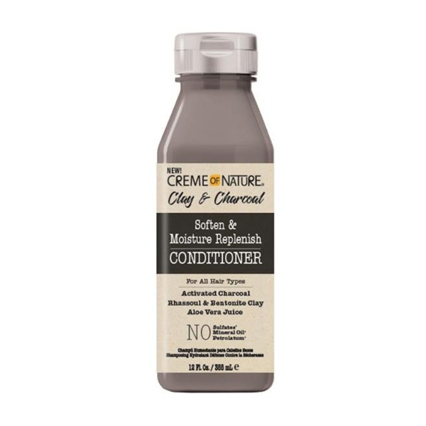 Creme Of Nature Clay&amp;Charcoal S&amp;M Replenish Cond 12Oz