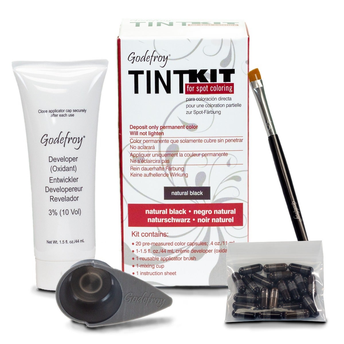 Godefroy Tint Kit 20 Application Natural Black