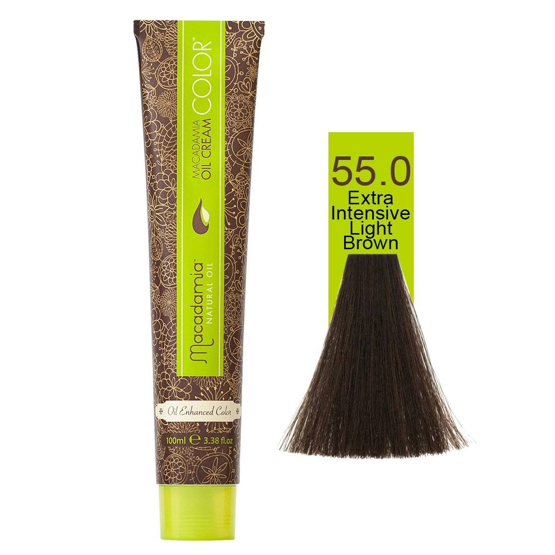 Macadamia Natural Color 55.0 | Intensive Naturals Light Brown Extra- 100 Ml