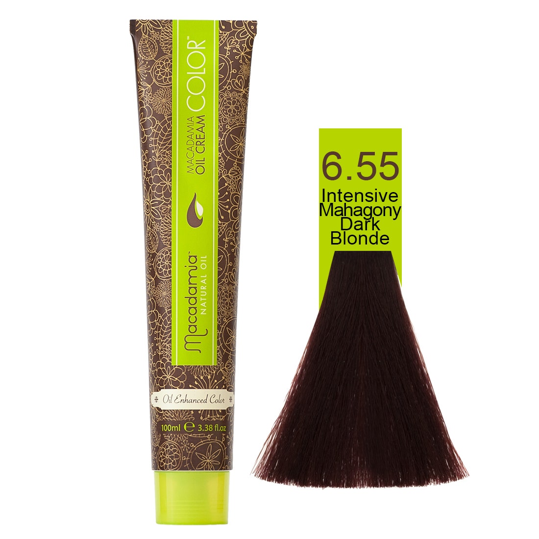 Macadamia Natural Color 6.55 | Intensive Mahogany Dark Blonde- 100 Ml