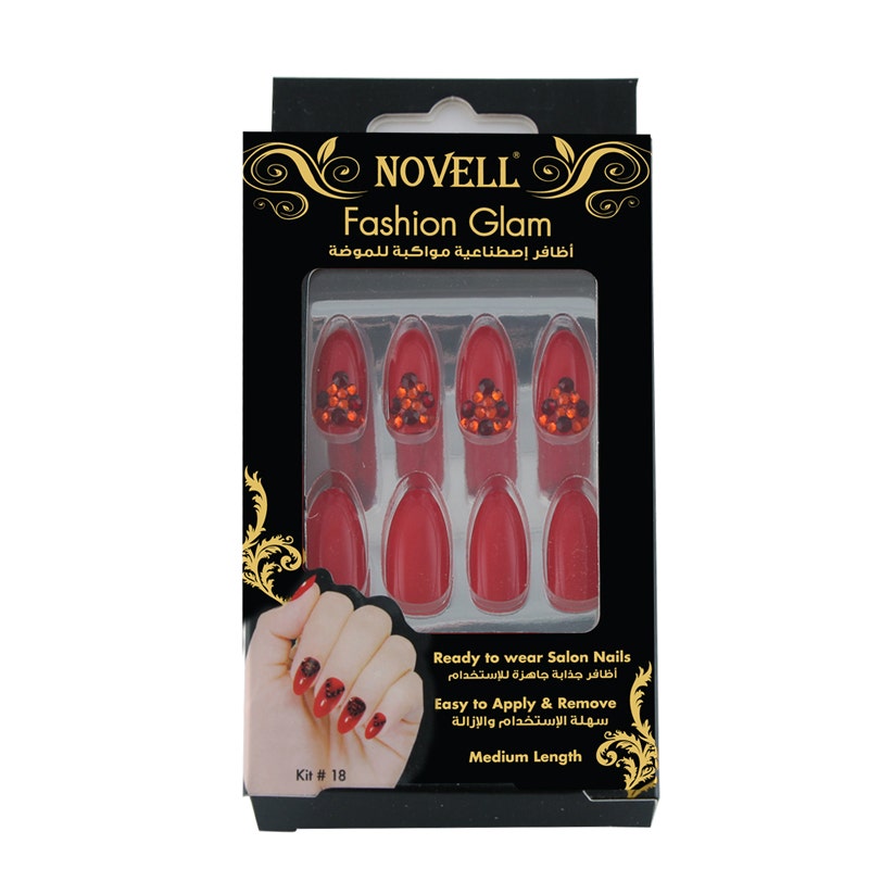 Novell Artificial Fashion Nail Kit#18 | 1 Kit