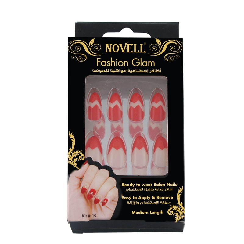 Novell Artificial Fashion Nail Kit#19 | 1 Kit