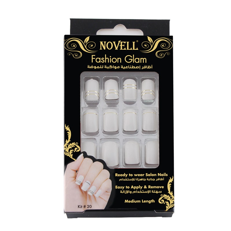 Novell Artificial Fashion Nail Kit#20 | 1 Kit