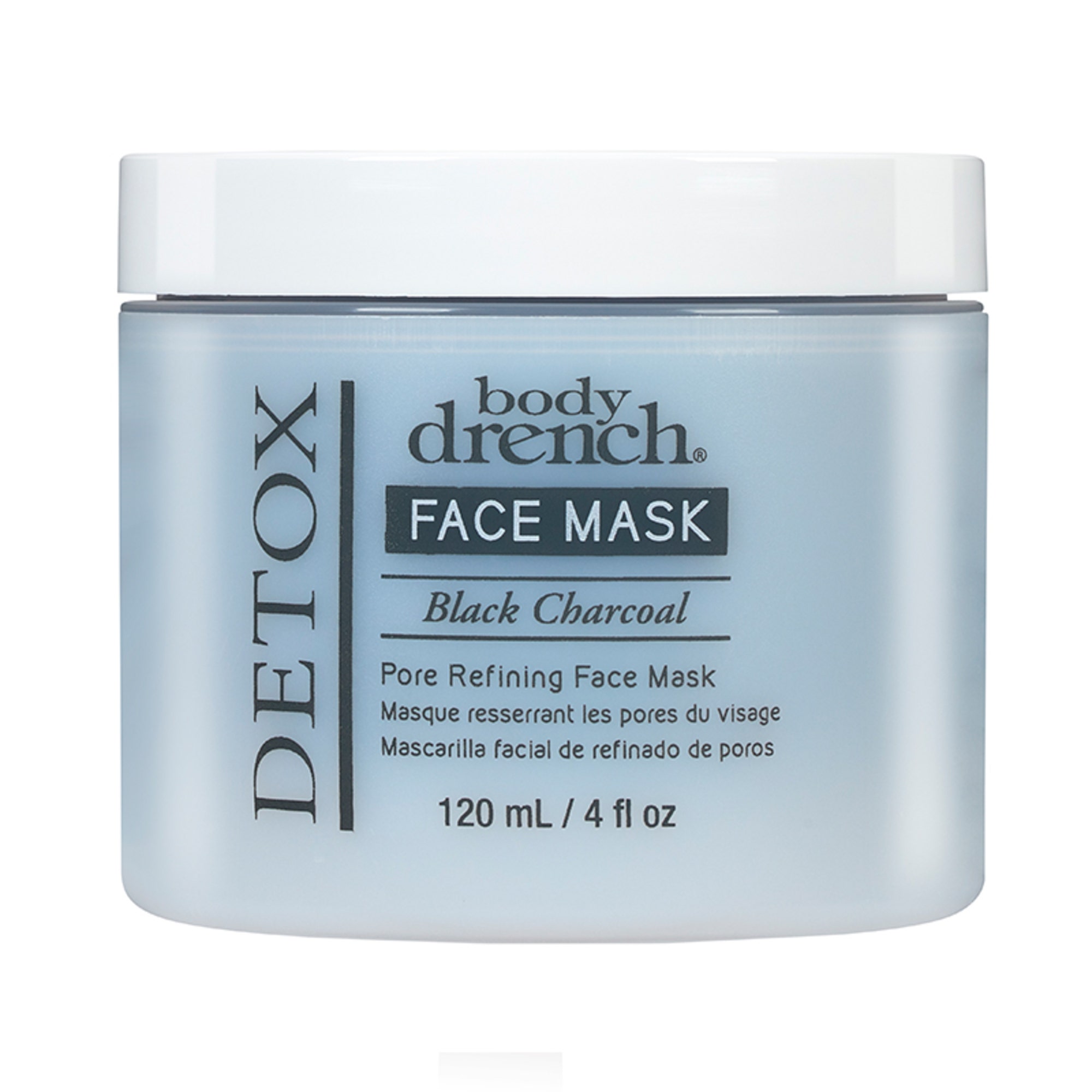 Body Drench Detox Black Charcoal Pore Refining Mask | 4 Oz(S)