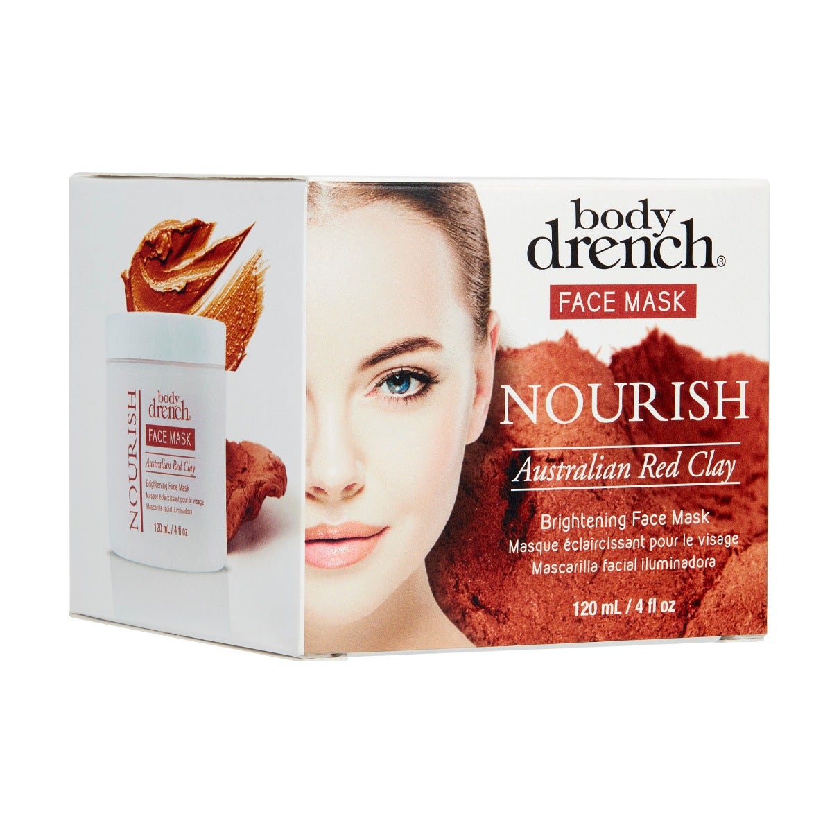 Body Drench Nourish Australian Red Clay Brightening Mask | 4 Fl Oz