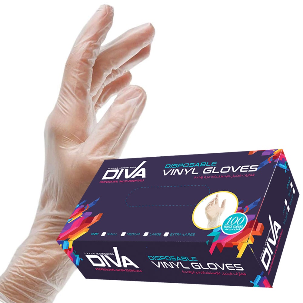 Diva Gloves Vinyl Disposable