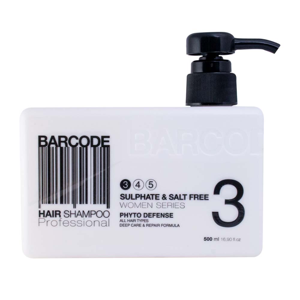 Barcode Hair Shampoo Sulfate &amp; Salt Free