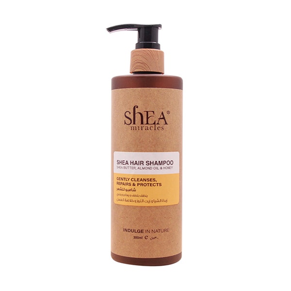 Shea Miracles Shea Hair Shampoo زيت اللوز والعسل | 300 مل