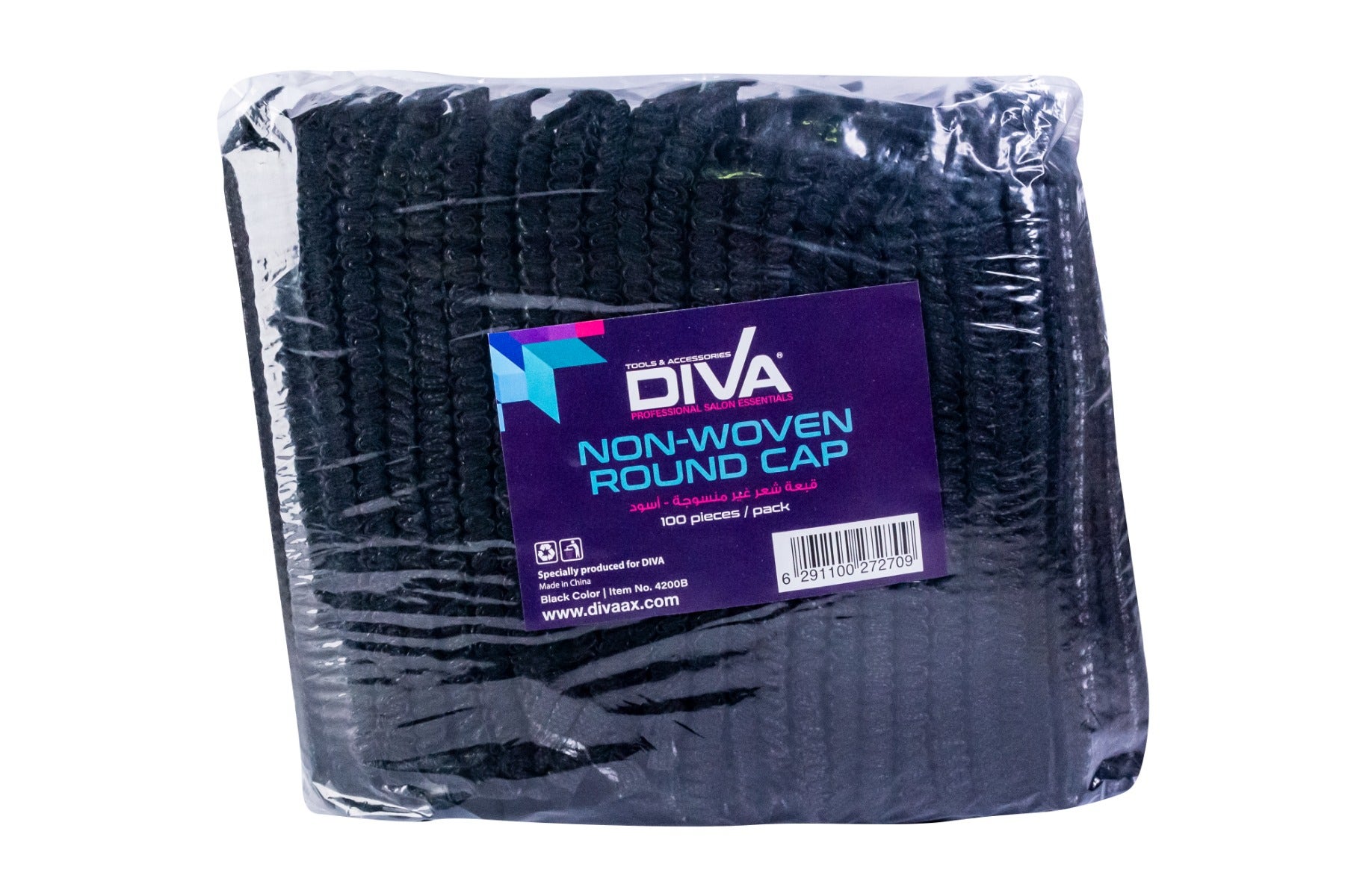 Diva Disposable Cap Nonwoven Round