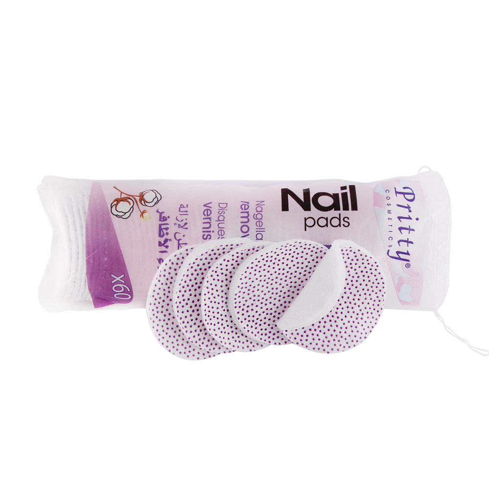 Pritty Nail Color Removal Pad | 60 Pcs