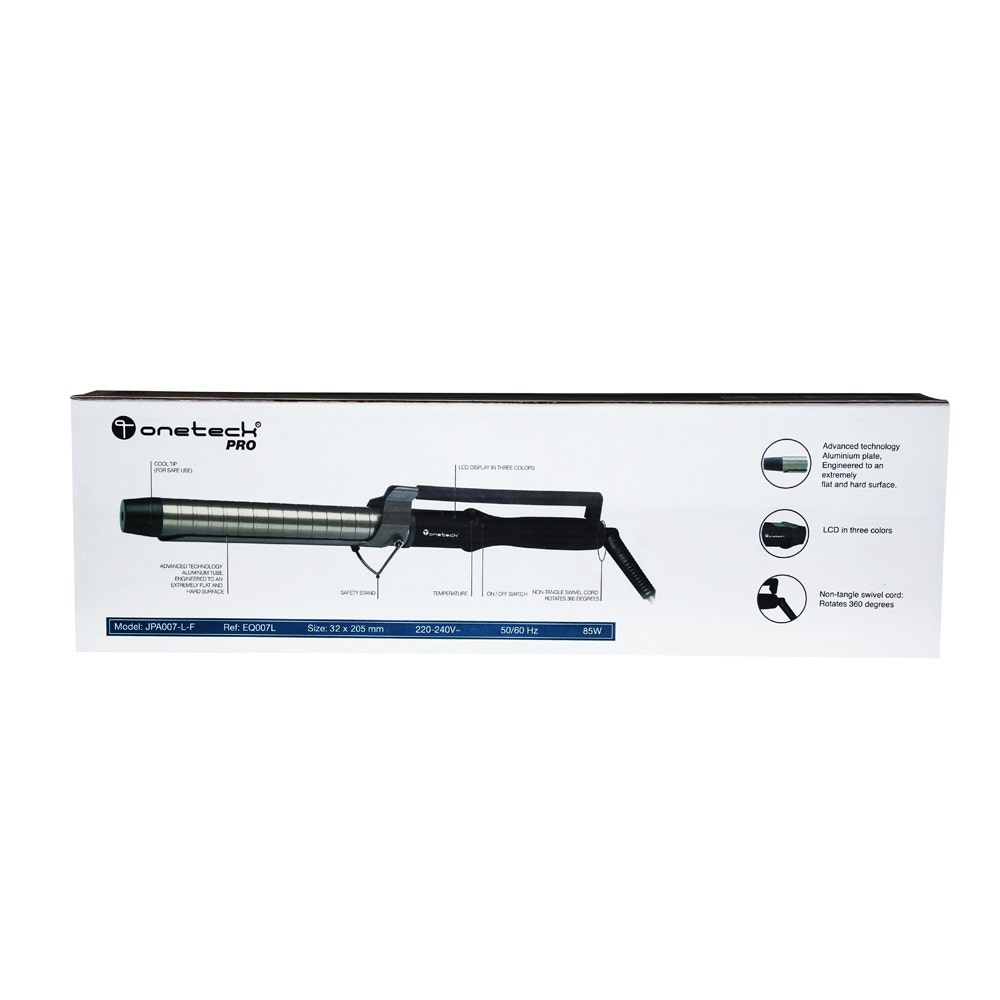 Onetech Curling Iron | Black- 32X205 Mm