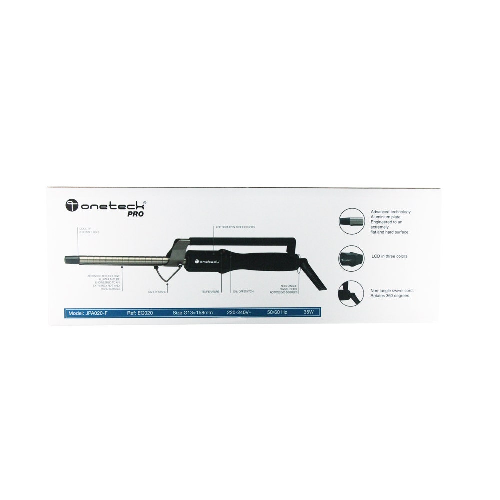 Onetech Curling Iron | Black- 13X158 Mm