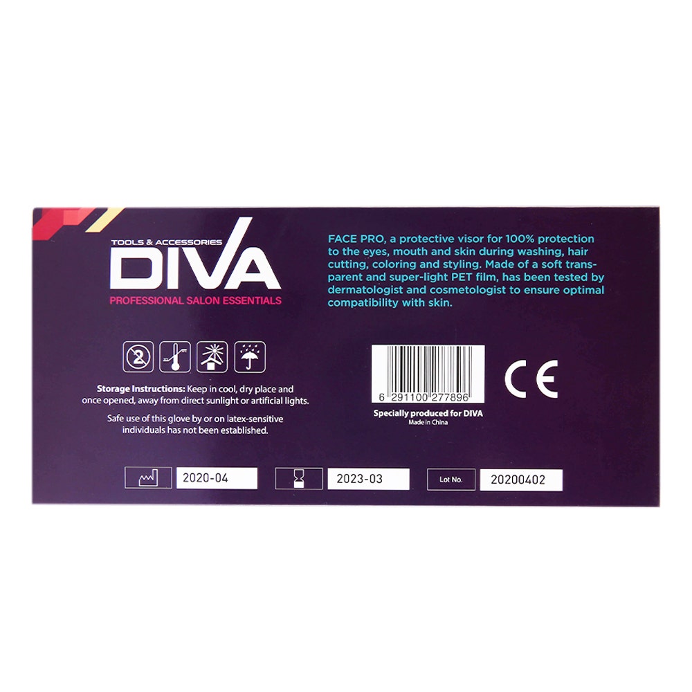 Diva Disposable Face Protector | 50 Pcs / Box