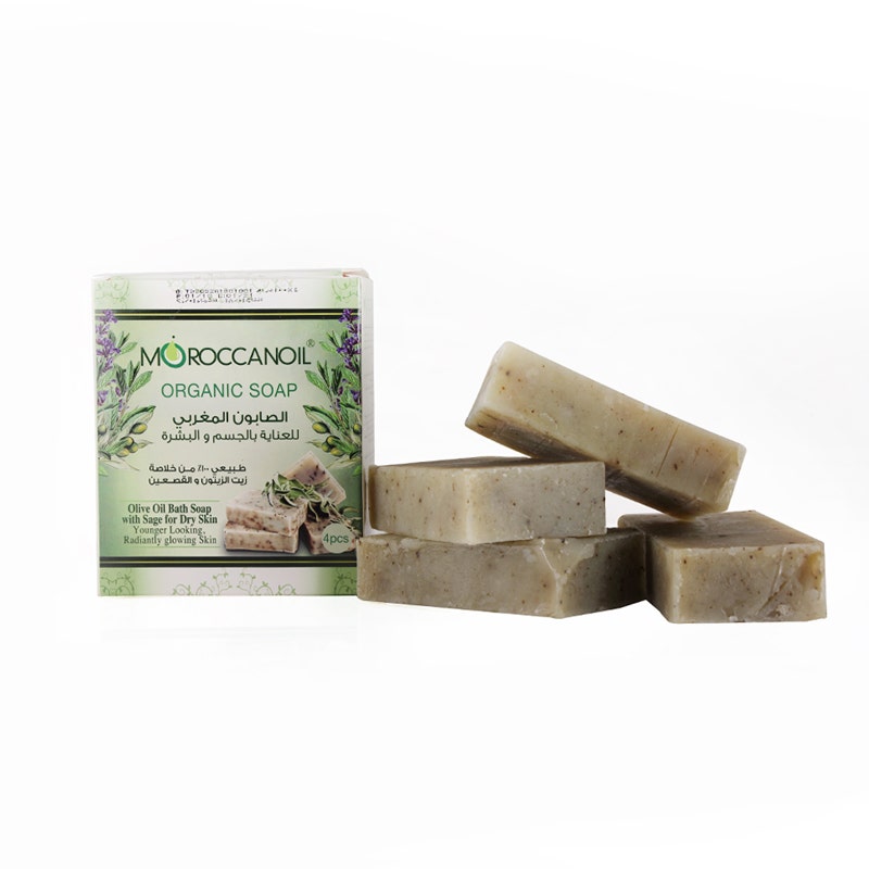 Moroccan Oil Organic Soap Sage And Olive | 4 Pcs