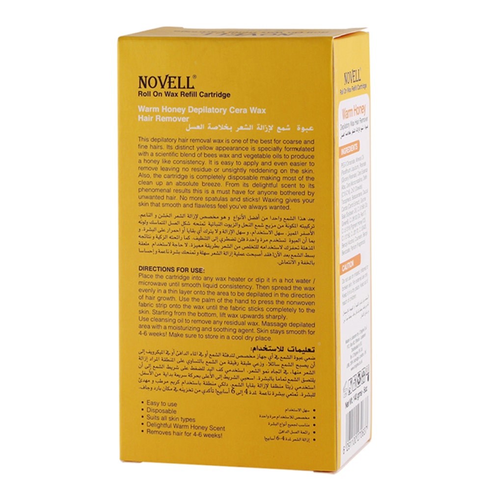 Novell Rollon Wax Refill Cartridge Strip