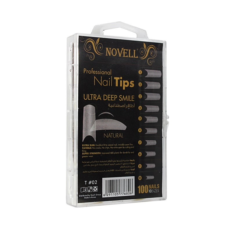 Novell Nailtip Natural | 100 Tips