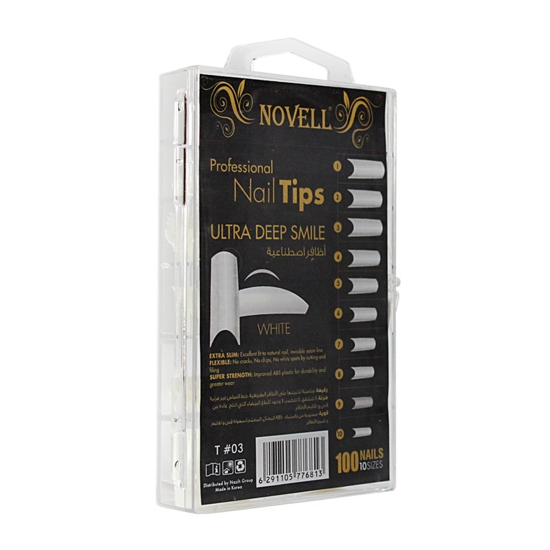 Novell Nailtips | White - 100 Tips