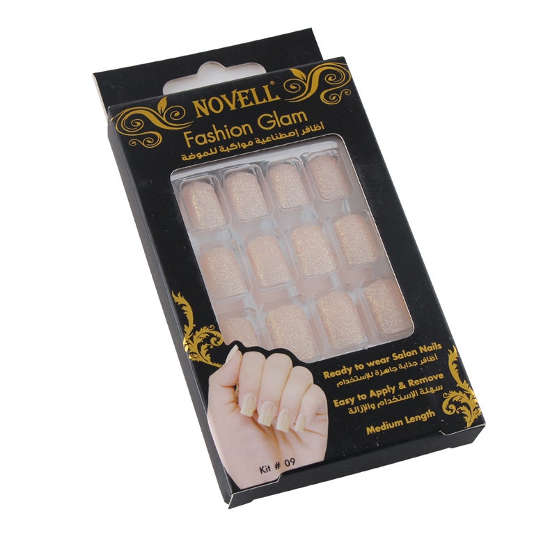 Novell Artificial Fashion Nail Kit#09 | 1 Kit