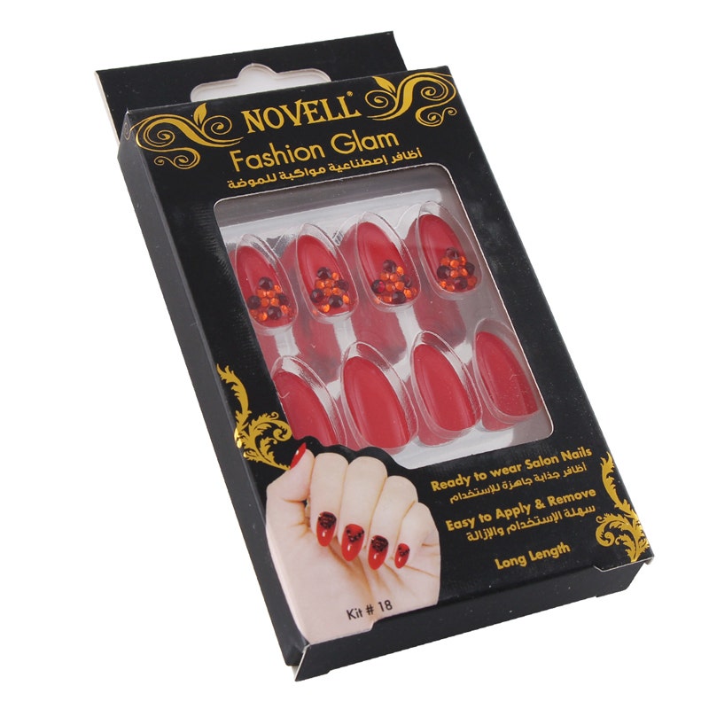 Novell Artificial Fashion Nail Kit#18 | 1 Kit