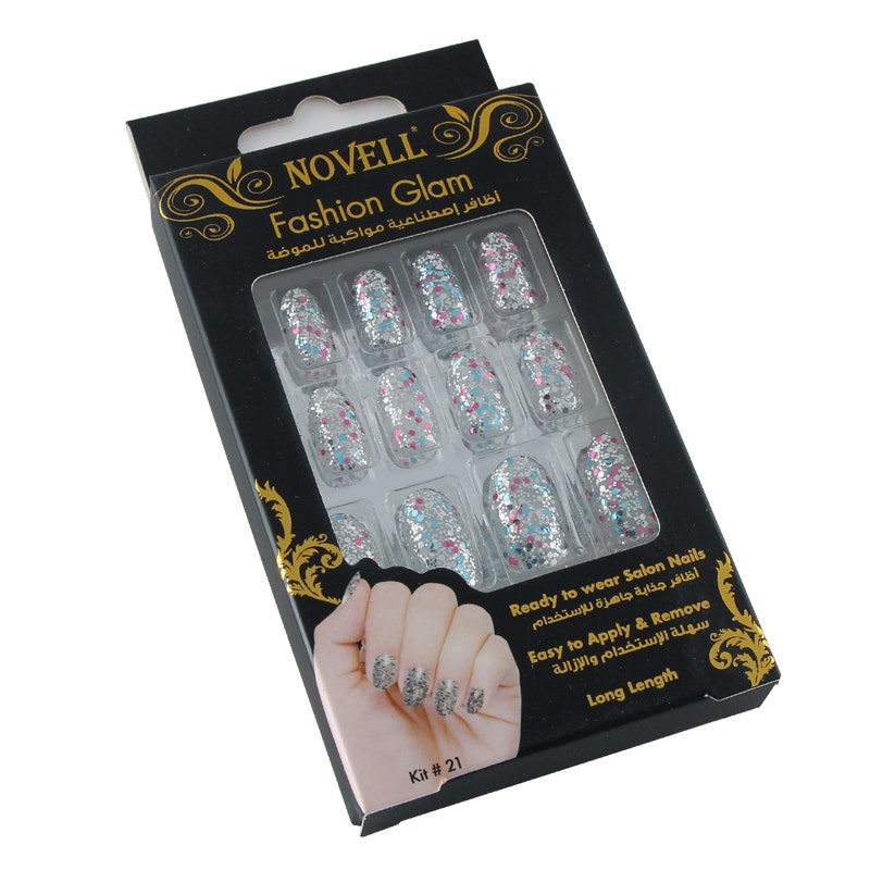 Novell Artificial Fashion Nail Kit#21 | 1 Kit