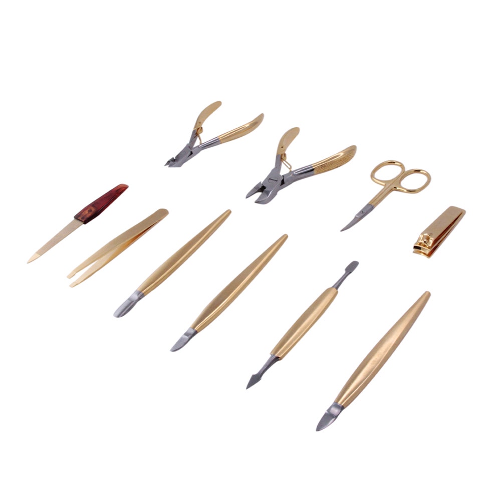 Onetech Gold Plated Manicure Set