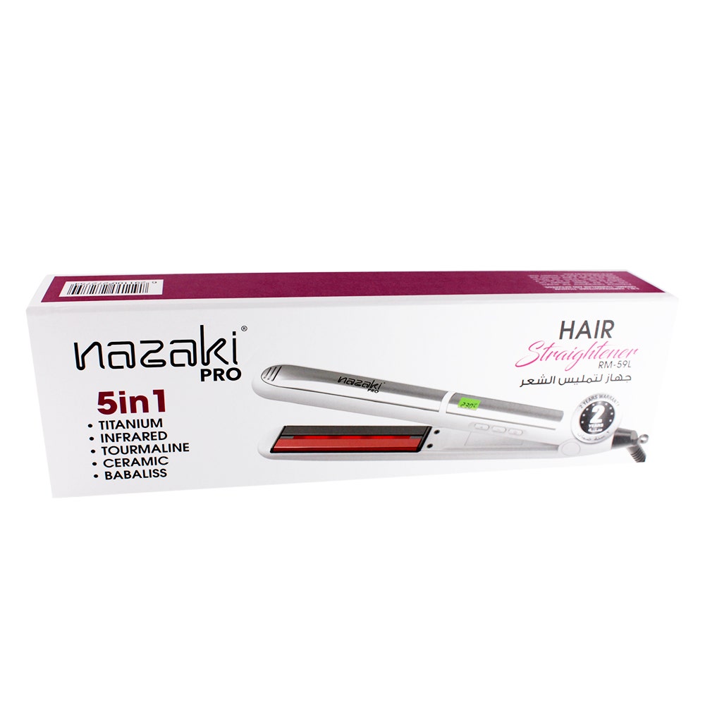 Nazaki Hair Straightener Infrared Nazaki Pro Rm-59L