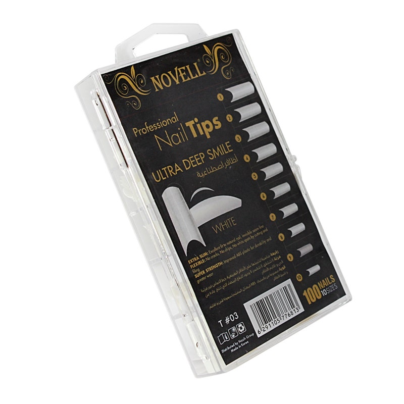 Novell Nailtips | White - 100 Tips