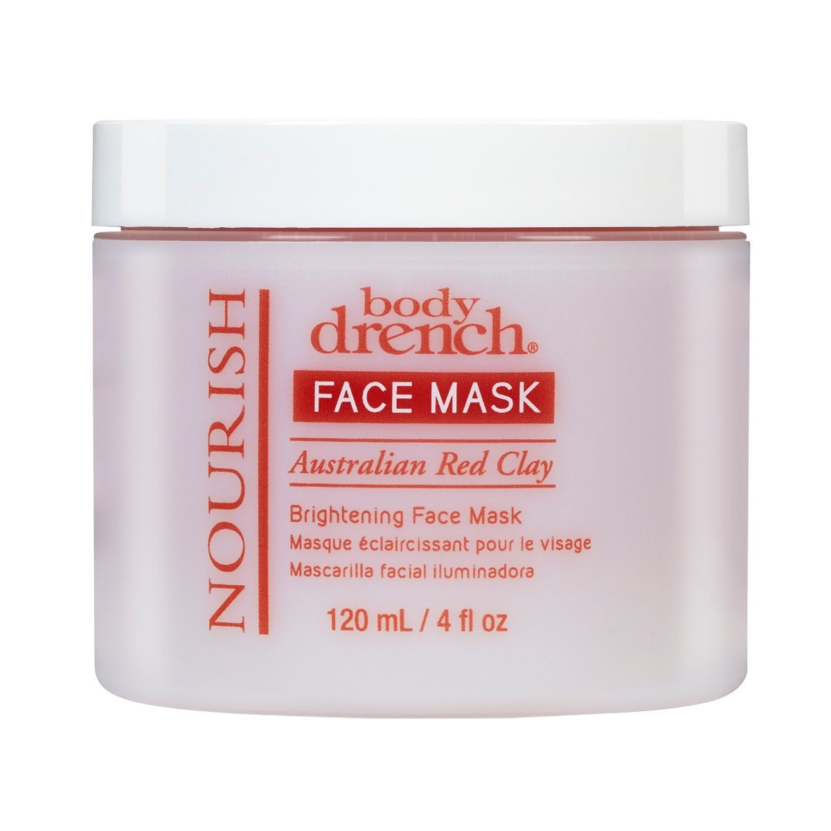 Body Drench Nourish Australian Red Clay Brightening Mask | 4 Fl Oz