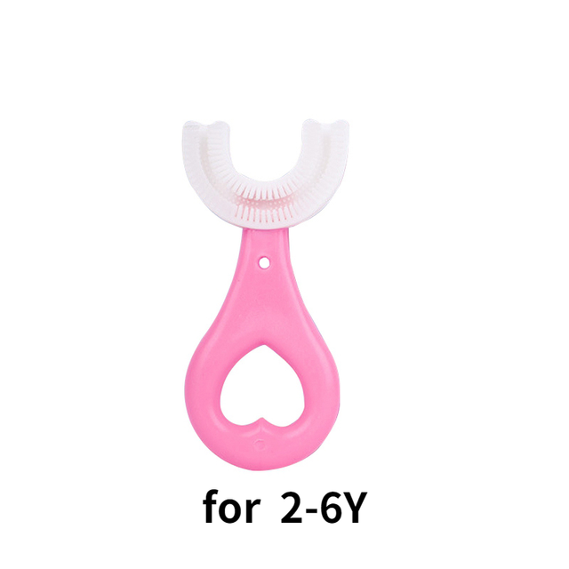 360 Degree Baby Toothbrush U Shape Baby Toothbrush Soft Silicone Toothbrush For Baby Teeth Cleaning Oral Care