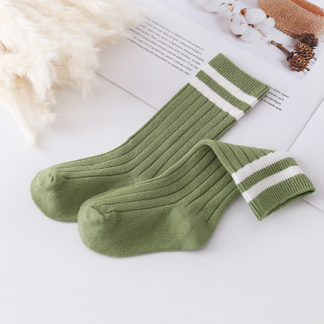 1-9 Years Kids Boys Toddlers Girls Socks Knee High Long Soft Cotton Baby Socks Stripped Children Socks School Clothes