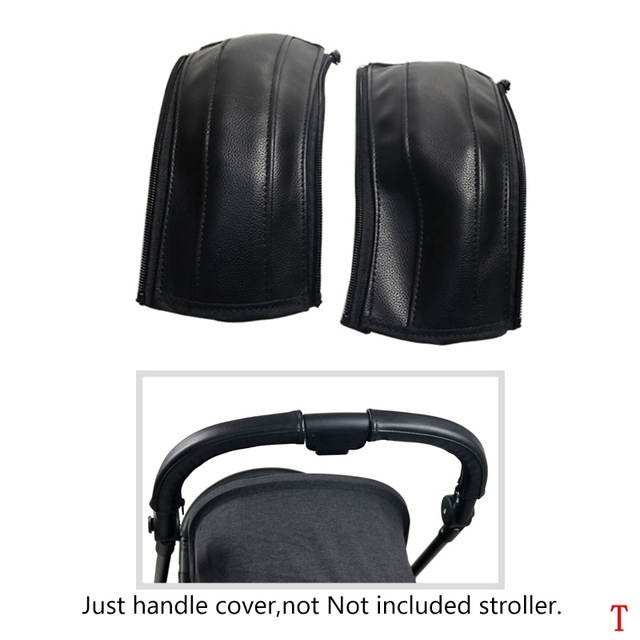 Handle Covers for Cybex Eezy S Twist (+) 2 / Eezy S 2 Stroller Leather Baby Stroller Protective Sleeve Covers Stroller Accessories