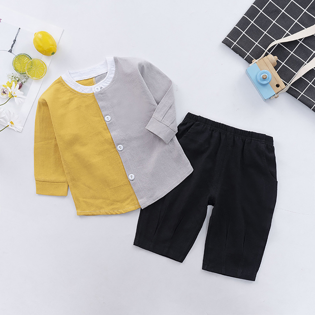 Spring Autumn Children Cotton Clothing Suit Baby Boys Girls Clothes Kids Sport Hoodies Pants 2pcs/sets Fashion Toddler Tracksuits