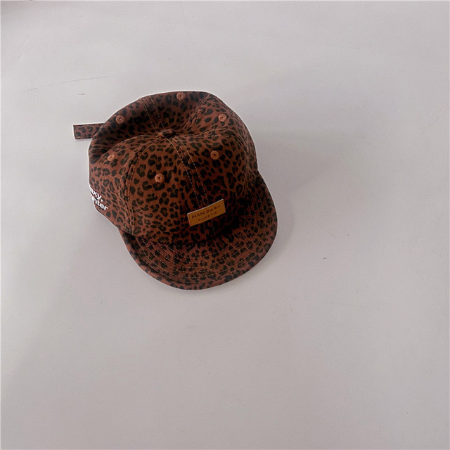 MILANCEL 2022 summer kids hat printed leopard alphabet children hat