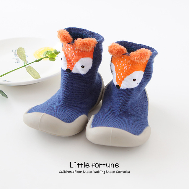 Baby shoes first baby shoes infant first walkers baby girl boy kids soft rubber sole baby shoes knit anti-slip socks