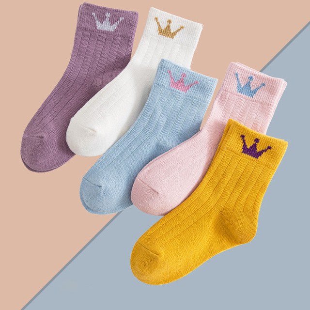 5 pairs soft cotton children socks cute cartoon print kids socks newborn baby boy socks casual girls boys socks 1 to 12 years