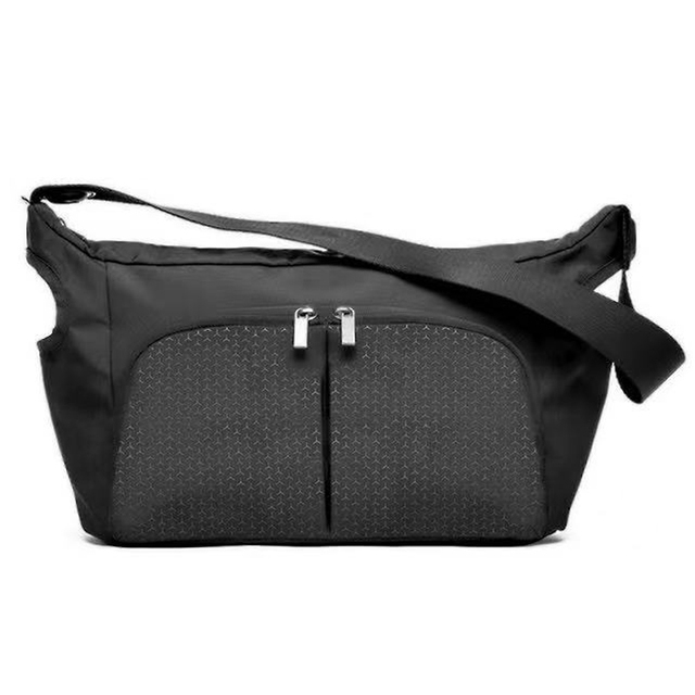 Multifunctional Portable Diaper Bag Compatible With Donna/Foofoo Stroller Black Waterproof Storage Bag