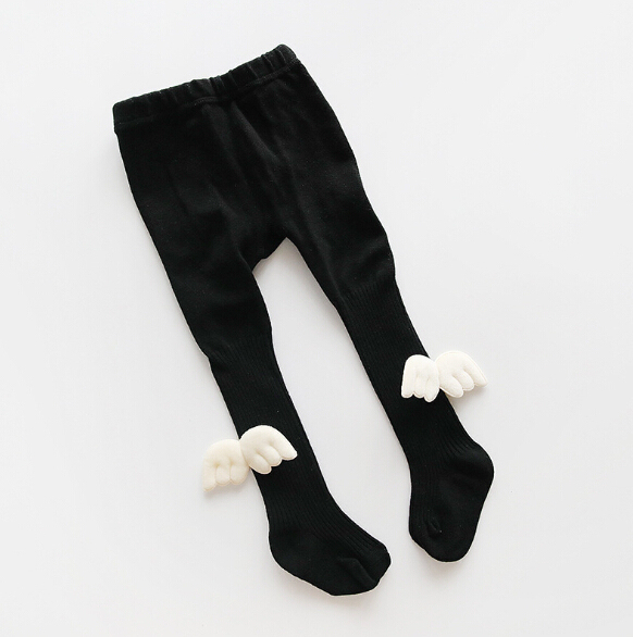 Baby Angel Wings Tights Soft Cotton Baby Girls Warm Socks