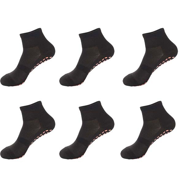 6 pairs/lot anti slip socks kids adults non slip sticky grip floor socks toddler child adult anti slip men and women trampoline sock