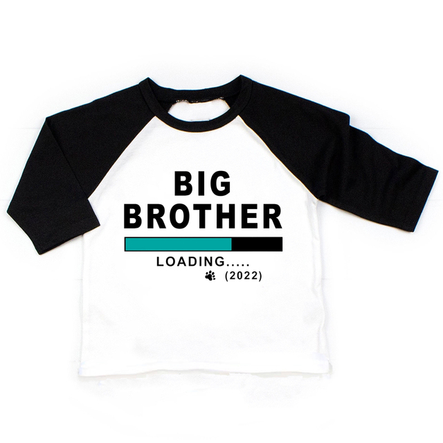 I'm Going To Be A Big Brother/Sister 2022 Kids Boys Girls Long Sleeve Tops Brothers Siters Family Looking T-shirts Drop Ship