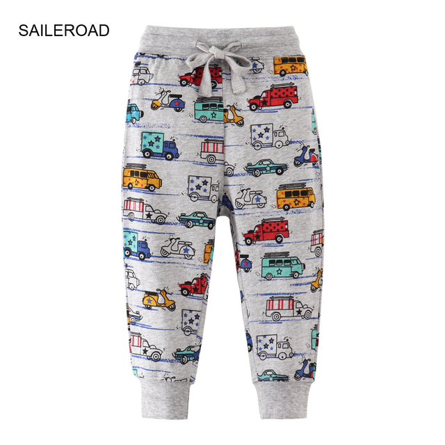 Sailroad 2-7 years 2022 New Spring Dinosaurs pants for boy kids boys pants pants casual sweatertrousers warm sports pants