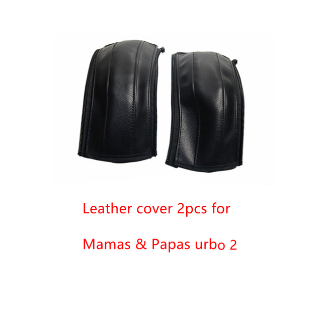 Leather Covers For Mama And Papas Urbo 2 Baby Stroller Bumper Pram Handle Sleeve Armrest Protective Cover Bar Accessories