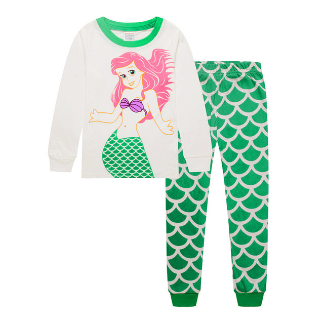 New Children's Rapunzel Clothing Set Boys Sleepwear Clothes Kids Pajamas Set Baby Girls Cotton Pajamas Cartoon Pajamas