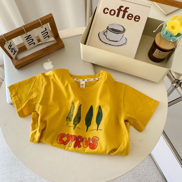 2022 summer new T-shirt children's clothing short-sleeved T-shirt boys cotton T-shirt fashion girls tops