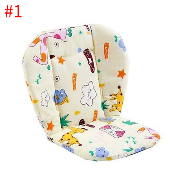 Cotton Baby Stroller Seat Cushion Cartoon Baby Feeding Highland Pillows Cushion Infant Pushchair Mat Universal Stroller Accessories