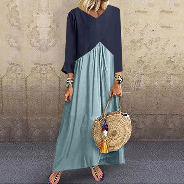 Summer Casual Cotton Maternity Nursing Long Tees Breastfeeding Dress Clothes for Pregnant Women Chic Ins Pregnancy