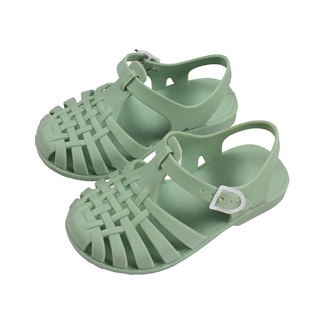 Children Gladiator Sandals Breathable Perforated PVC Children Summer Shoes New Fashion Beach Boys Girls Summer Shoes 2021