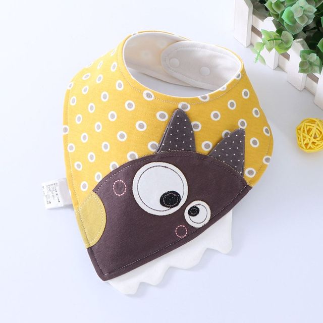 Baby Bibs Cartoon Animal Cotton Burp Cloths Waterproof Baby Feeding Bib Saliva Triangle Towel Infant Newborn Kids Stuff