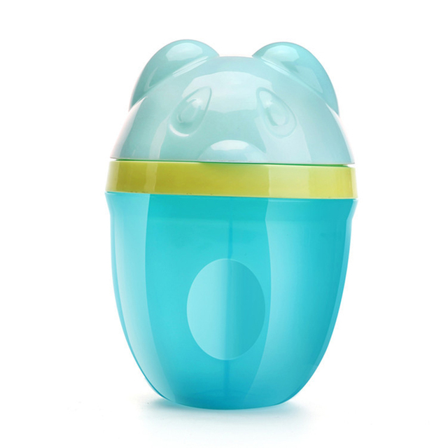 Portable Baby Food Storage Cartoon Bear Food Container Storage Milk Powder Formula Dispenser Leakproof Baby Feeding Box