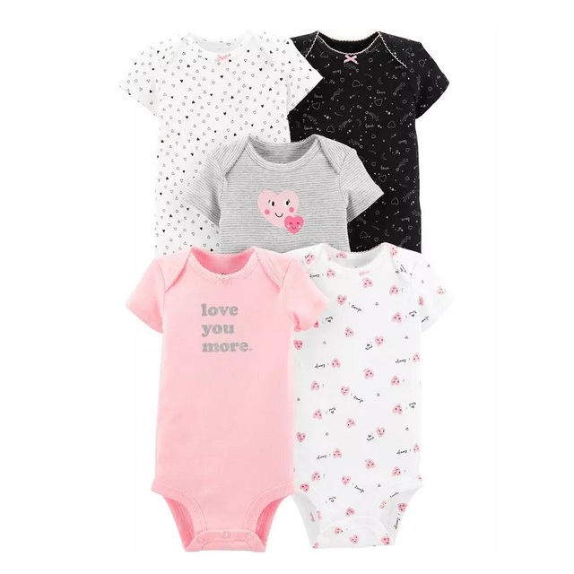 Baby Short Sleeve O-Neck Bodysuit Boy Girl Body Clothes Infant Clothes Unisex New Born Bodysuits 2021 Spring Summer Costume