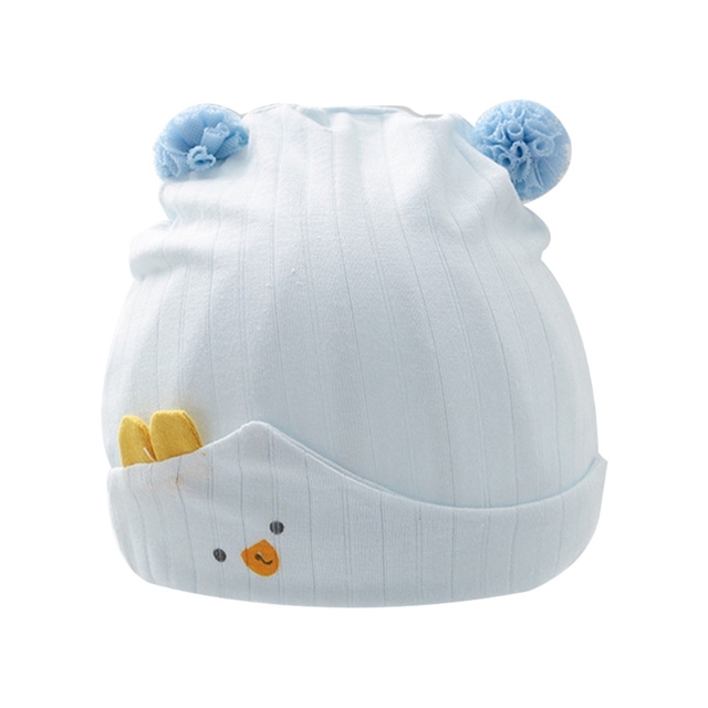 Soft Cotton Beanie 0-6 Months Newborn Baby Beanie Bath Gift Gift